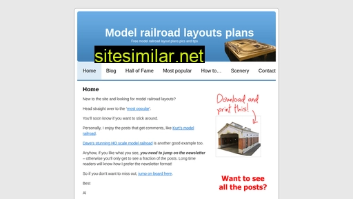 modelrailwaylayoutsplans.com alternative sites
