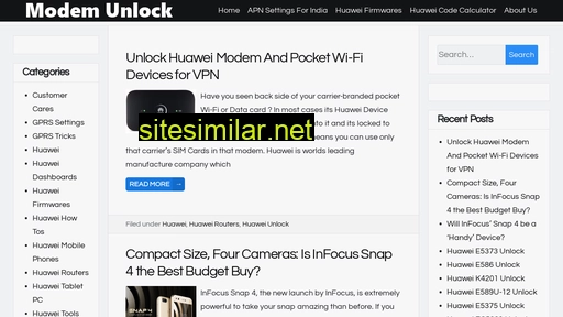 Modemunlock similar sites