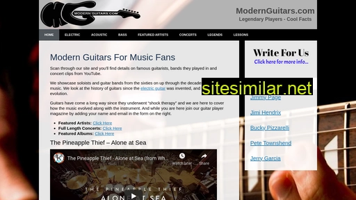 modernguitars.com alternative sites