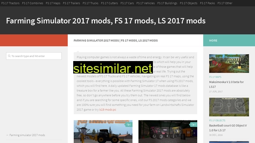 Modsfarming2017 similar sites