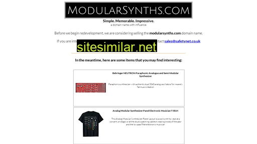 modularsynths.com alternative sites