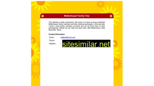 Mollenhauerfamilytree similar sites