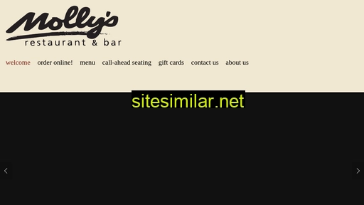 mollysrestaurant.com alternative sites