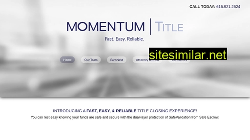 momentumtitletn.com alternative sites