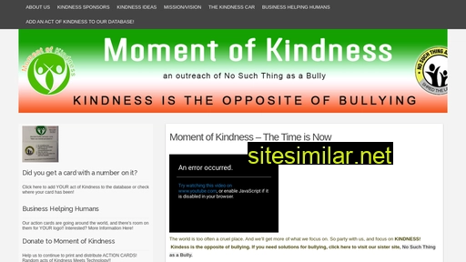 Momentofkindness similar sites