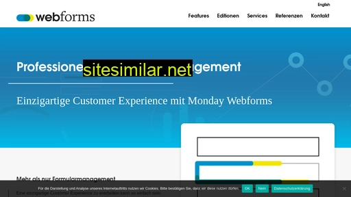 Monday-webforms similar sites
