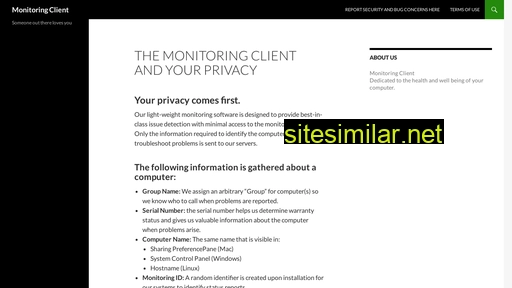 Monitoringclient similar sites
