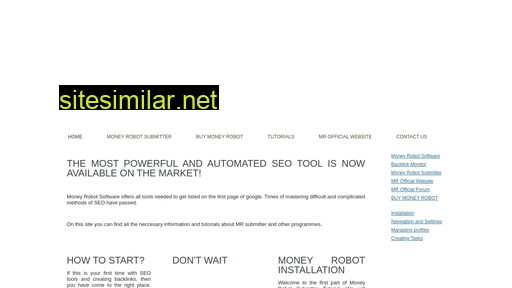 moneyrobotsoftware.com alternative sites