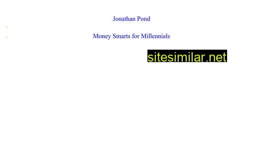 moneysmartsformillennials.com alternative sites