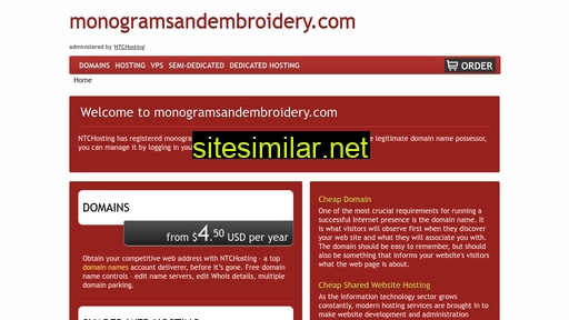monogramsandembroidery.com alternative sites