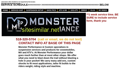 monsterperf.com alternative sites
