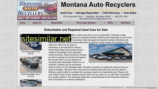 Montanaautorecyclers similar sites