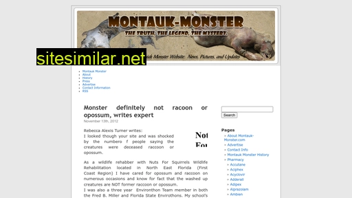 Montauk-monster similar sites