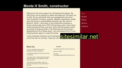 montehsmithconstructor.com alternative sites