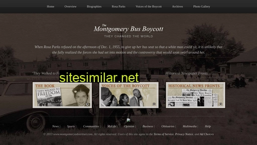 Montgomeryboycott similar sites