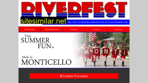 Monticelloriverfest similar sites
