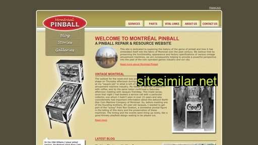 montrealpinball.com alternative sites