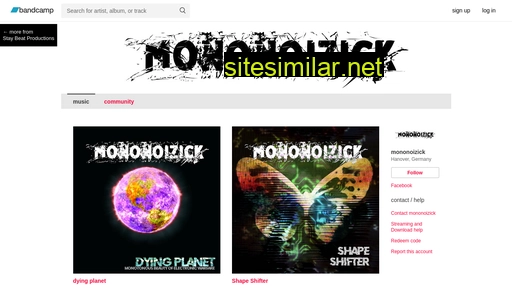 mononoizick.bandcamp.com alternative sites