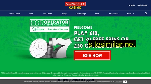 monopolycasino.com alternative sites