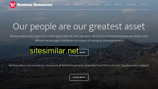 Montanaresources similar sites