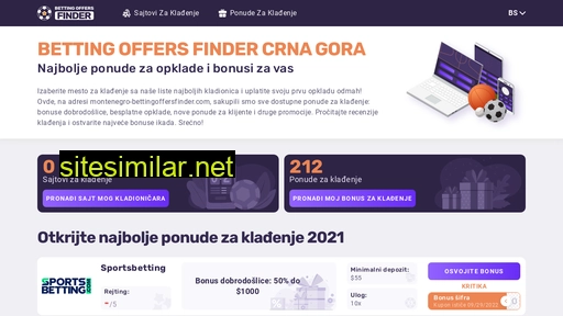 montenegro-bettingoffersfinder.com alternative sites
