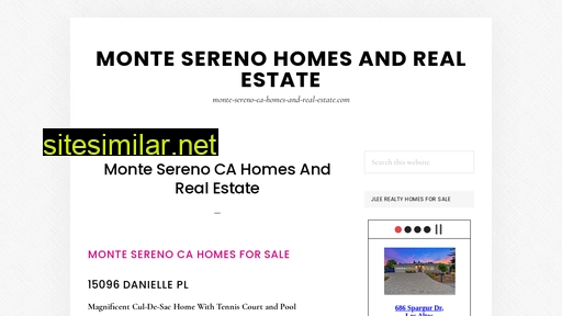 Monte-sereno-ca-homes-and-real-estate similar sites