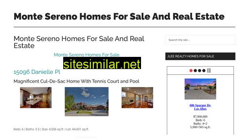Monte-sereno-homes-for-sale-and-real-estate similar sites