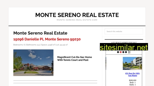 Monte-sereno-real-estate similar sites
