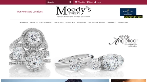 Moodysjewelry similar sites