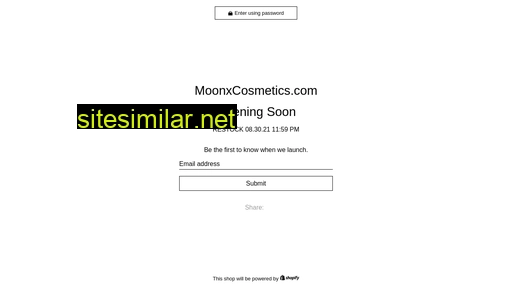 moonxcosmetics.com alternative sites