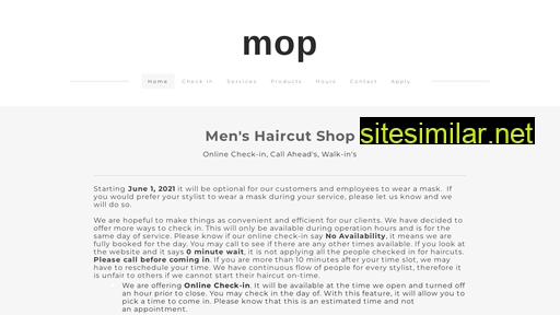 mopbarbershop.com alternative sites
