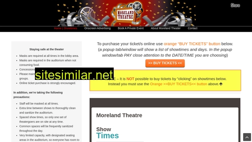 morelandtheater.com alternative sites