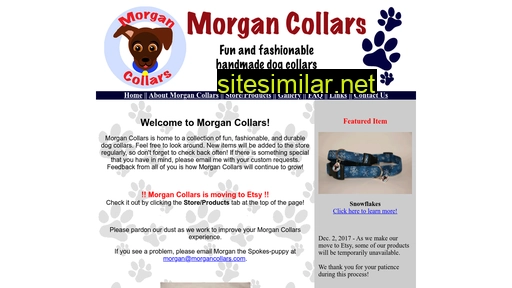 Morgancollars similar sites