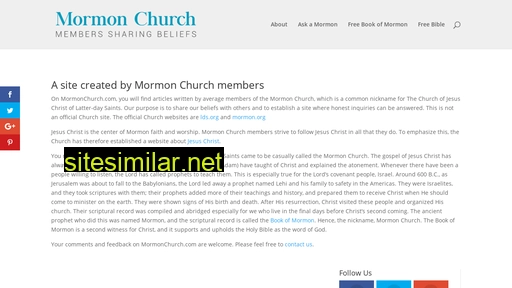 mormonchurch.com alternative sites