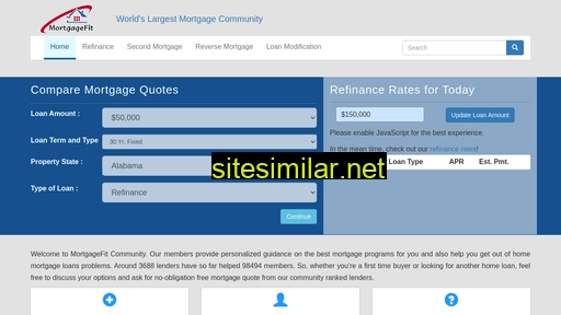 mortgagefit.com alternative sites