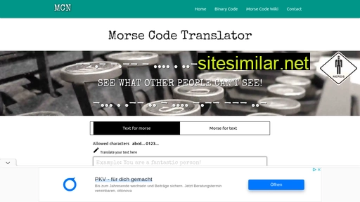 morsecodeninja.com alternative sites