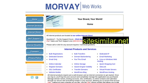 Morvaywebworks similar sites