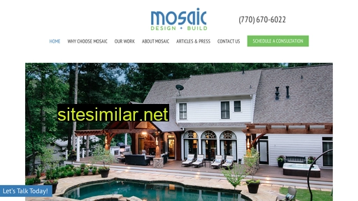 Mosaicdesignbuild similar sites