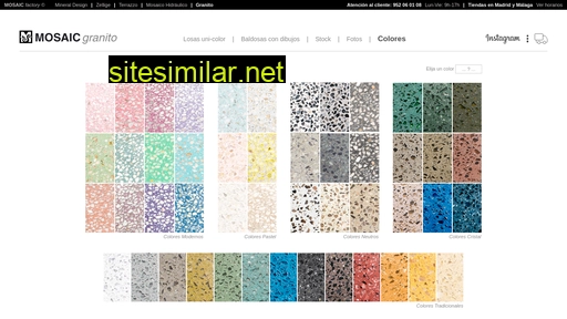 Mosaicodegranito similar sites