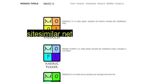 Mosaic-tools similar sites