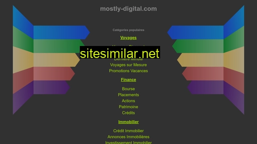 Mostly-digital similar sites