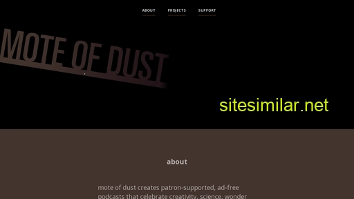 moteofdust.com alternative sites