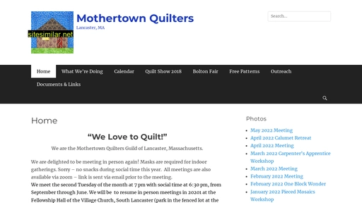Mothertownquilters similar sites
