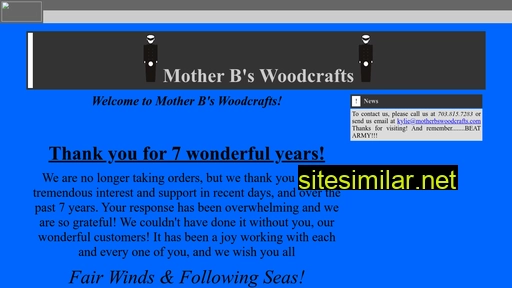 motherbswoodcrafts.com alternative sites