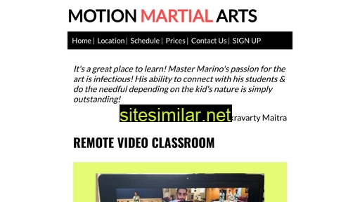 motionmartialarts.com alternative sites