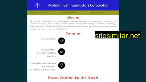 motoronsemiconductors.com alternative sites
