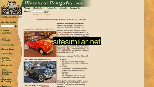 motorcarportfolio.com alternative sites
