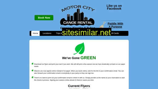 motorcitycanoerental.com alternative sites