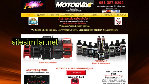 motorvacsalesandservice.com alternative sites