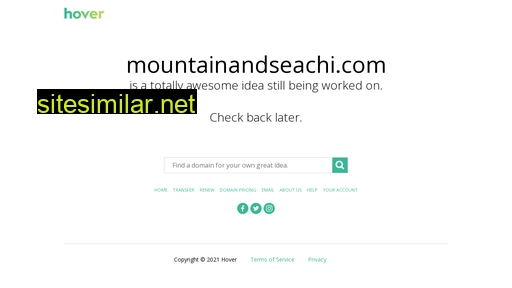 Mountainandseachi similar sites